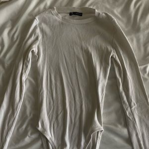 Zara white bodysuit